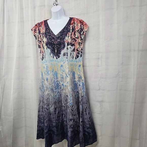 Reba Dress Midi Purple Grunge Goth Fairy Whimsigoth Festival 4 - Picture 7 of 15
